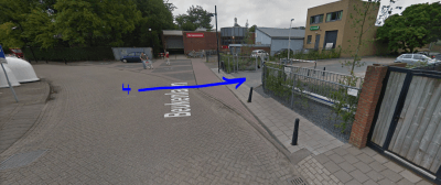 Google Streetview van de entree op Beukenlaan 4
